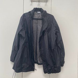 Columbia plus size (3X) nylon rain jacket with hood